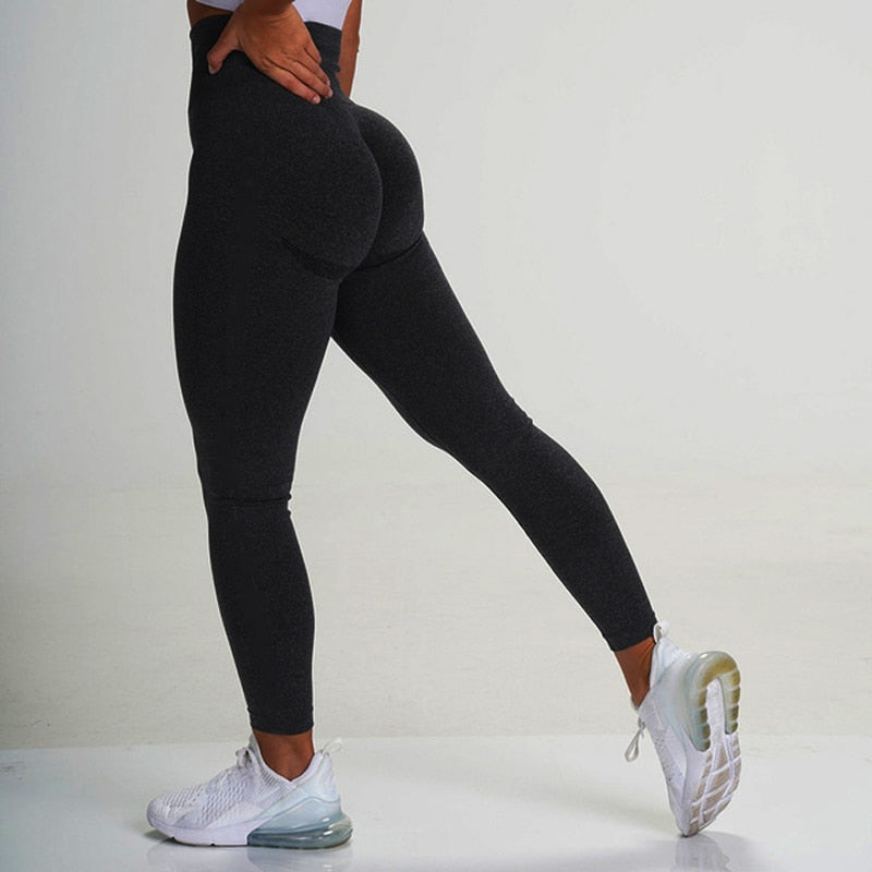 High Waist Seamless Yoga Leggings - Forever Growth 