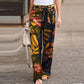 Casual Drawstring Wide Leg Vintage Trousers - Forever Growth 