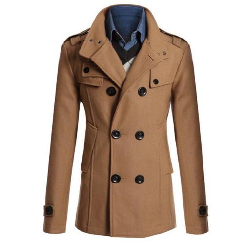 New Winter Warm Slim Casual Woolen Trench Coat - Forever Growth 