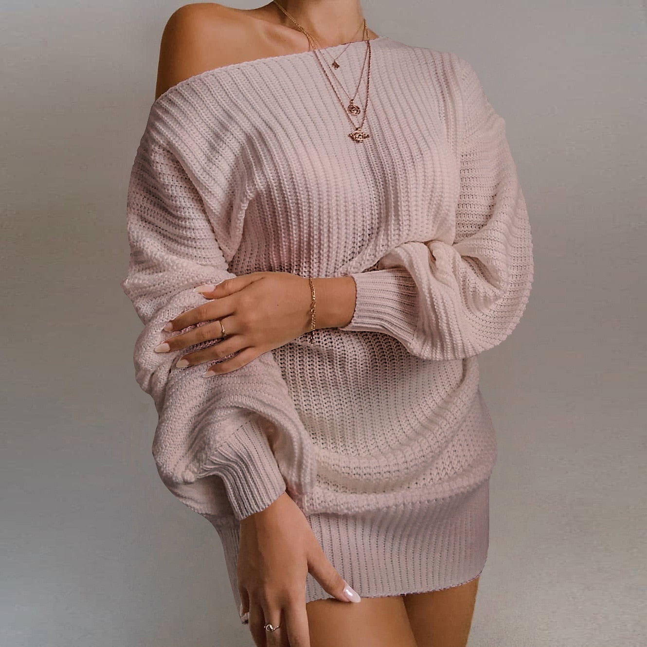 Sweater You Out Casual Knitted Mini Dress - Forever Growth 