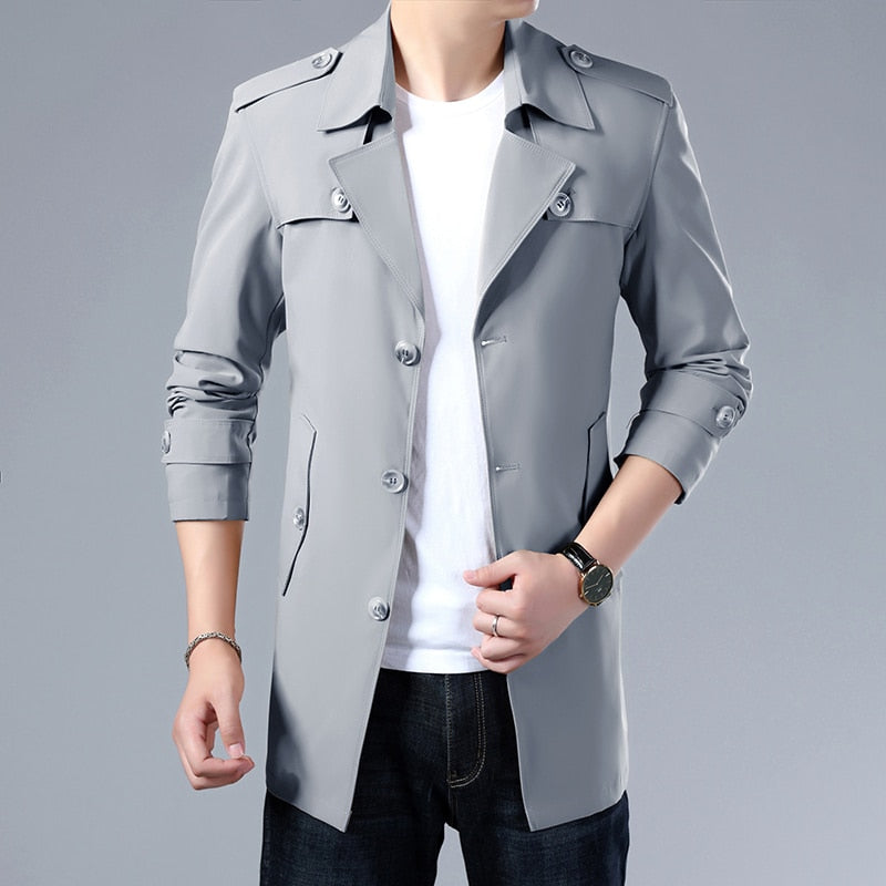 Classic Fit Superior Quality Trench Coats - Forever Growth 