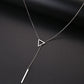 Double Pendant Long Chain Stainless Steel Necklace - Forever Growth 