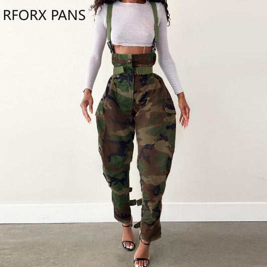 Cutout Ripped Camo  Sexy Pants - Forever Growth 