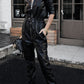 Killing Me Soft Faux Leather Cargo Jumpsuit - Forever Growth 