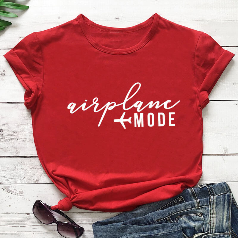 Airplane Mode Travel Shirts - Forever Growth 