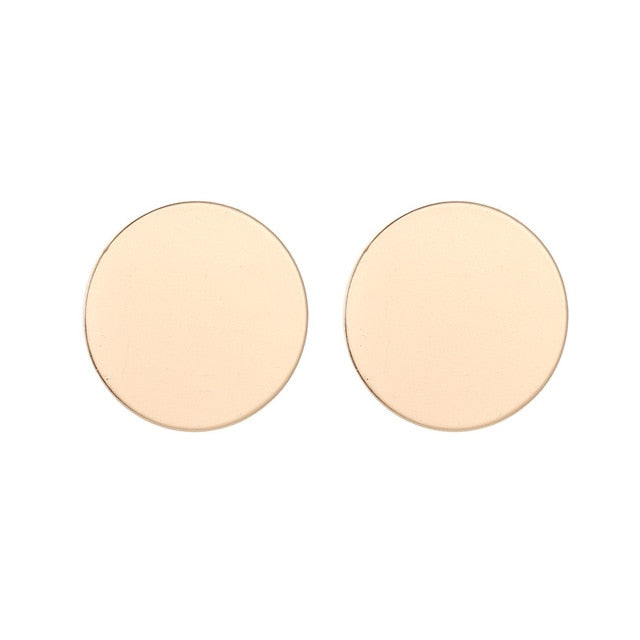 Trendy Big Round Earrings - Forever Growth 