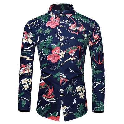 Chic Printing Long Sleeve Shirts - Forever Growth 