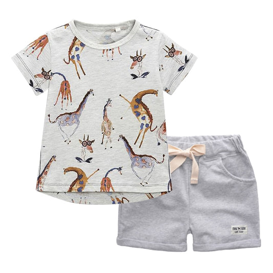 Summer Comfy Casual Set for Kids - Forever Growth 