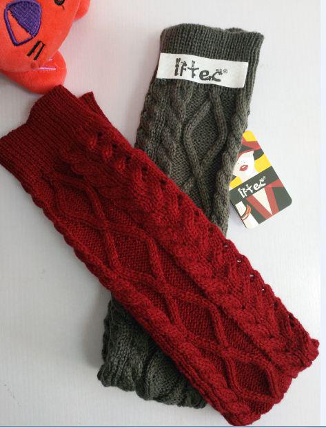 Winter Long Leg Warmers Knitting Knee High Socks - Forever Growth 