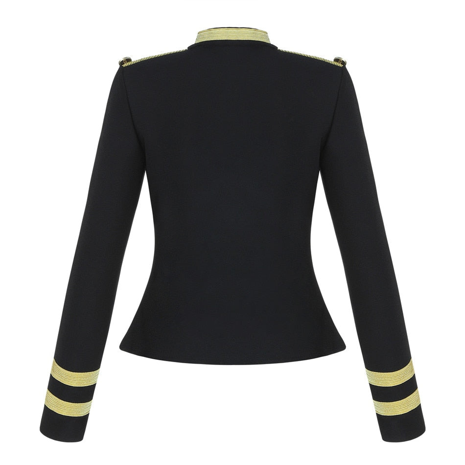 New Bandage Sexy Elegant Long Sleeve Jacket - Forever Growth 