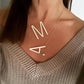 Trendy LARGE  Initial Necklace - Forever Growth 