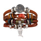 Vintage Leather Hand-knitted Multi-layer Feather Bracelet - Forever Growth 
