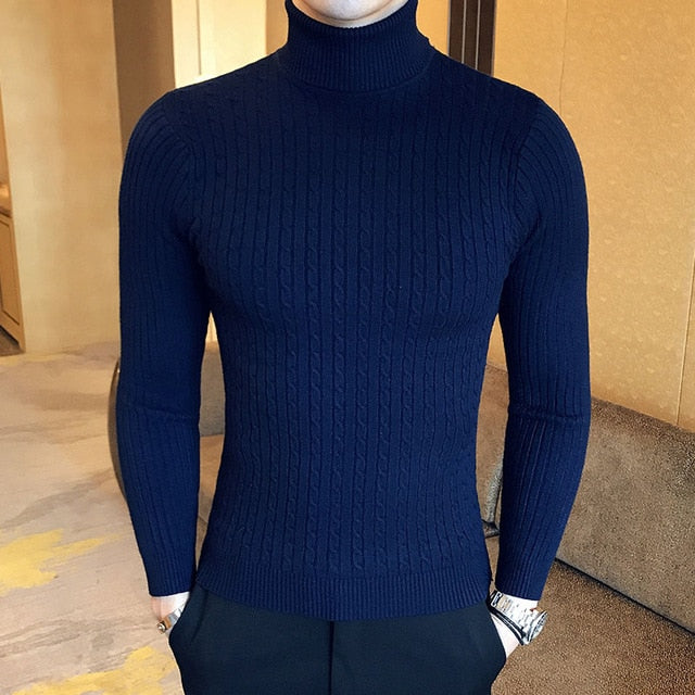 Knitted Turtleneck Sweaters - Forever Growth 