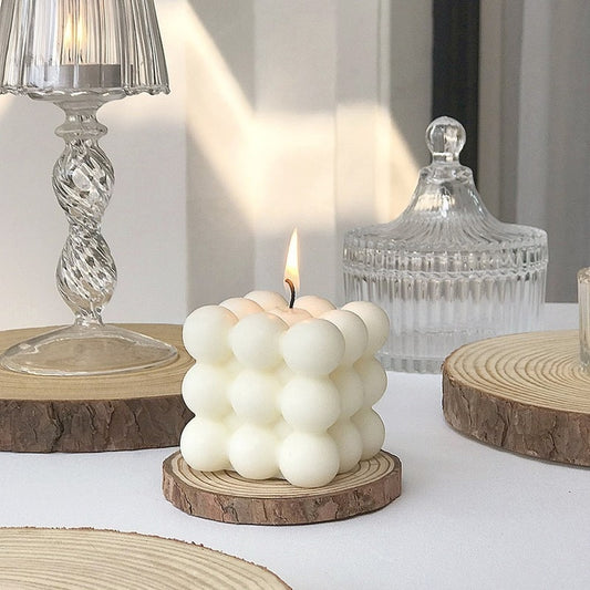 Big Cube Bubble Aromatherapy Scented Candles - Forever Growth 
