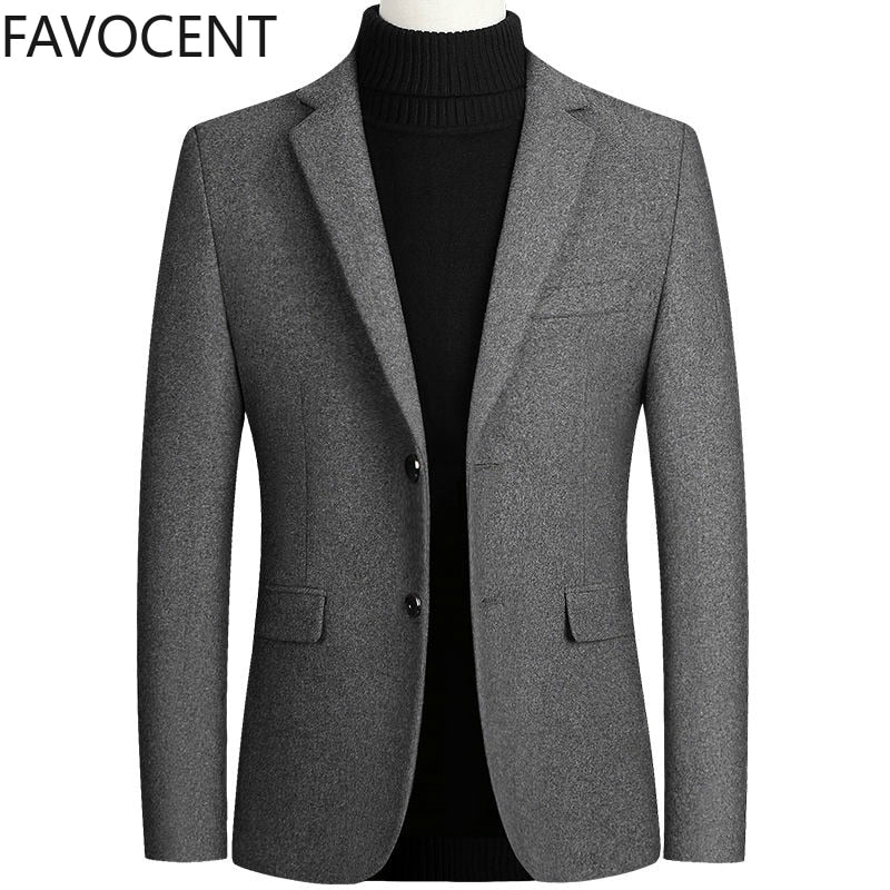 High Quality Wool Suit Coat - Forever Growth 