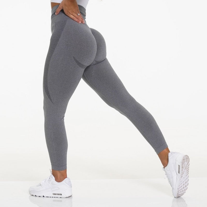 High Waist Seamless Yoga Leggings - Forever Growth 