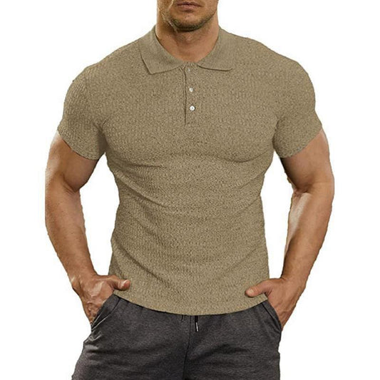 Slim-Fit Polo Short Sleeves Shirts - Forever Growth 