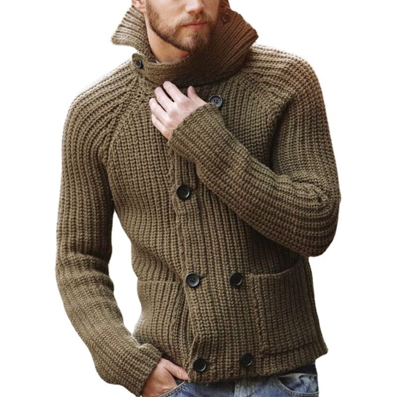 Trendy Knitted Long-Sleeve Turtleneck Sweater - Forever Growth 
