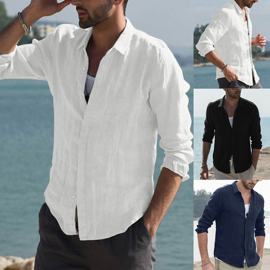 Trendy Casual Long-Sleeved Shirt - Forever Growth 