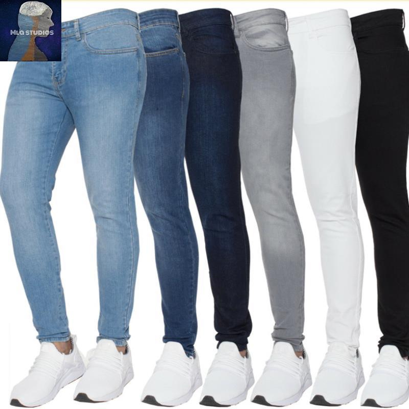 Washed Distressed Slim-Fit Skinny Jeans - Forever Growth 