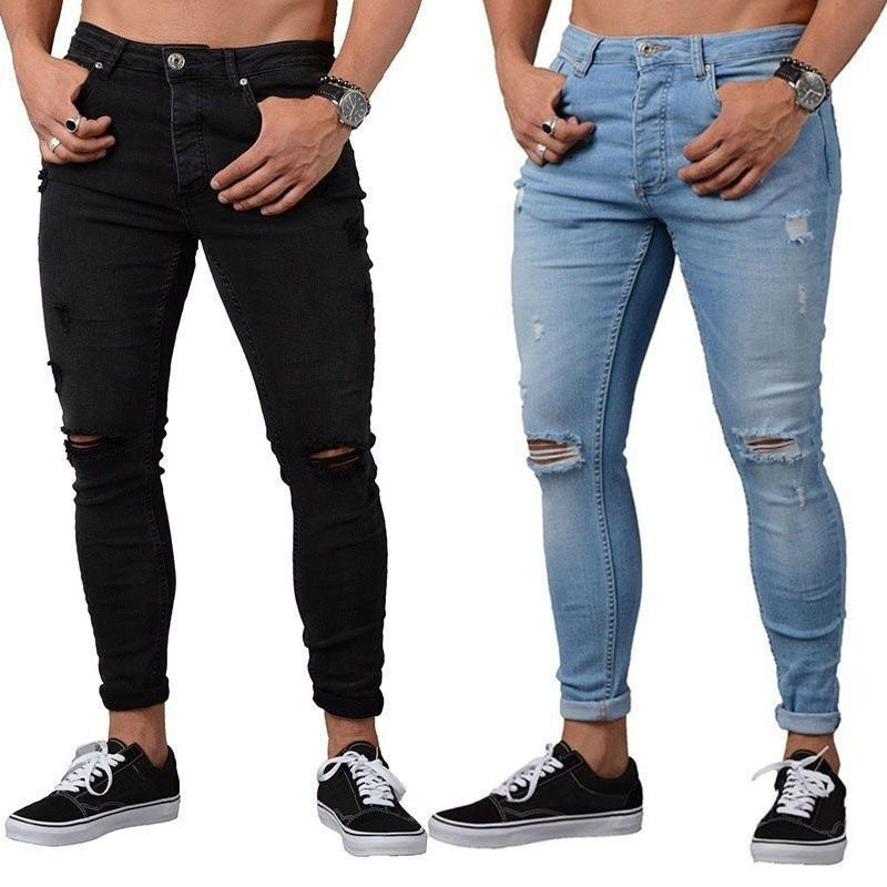 High Street Fashion Ripped Jeans - Forever Growth 