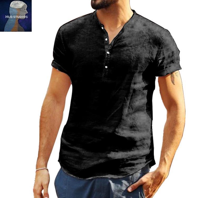 Trendy V-neck Short-Sleeved Shirt - Forever Growth 