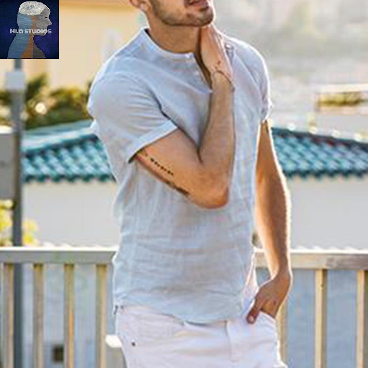 Trendy V-neck Short-Sleeved Shirt - Forever Growth 