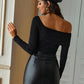 Black PU Leather High Waist Skirts - Forever Growth 