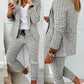 Chic Long Sleeve Blazer+ Pants - Forever Growth 