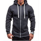 Solid Color Sweatshirts Zipper Hoodie - Forever Growth 
