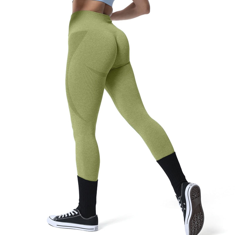 High Waist Seamless Yoga Leggings - Forever Growth 