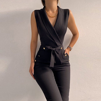 New Solid Casual Summer Jumpsuits - Forever Growth 