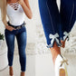 Skinny Casual Vintage High Waisted Pants - Forever Growth 