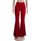 High Waist Flare Wide Ruffle Bell Bottom Pants - Forever Growth 