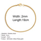 Gold Color Stainless Steel Twist Cuban Chain Bracelet - Forever Growth 