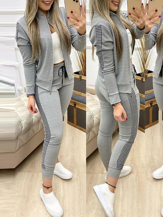 Casual Zipper Jacket+ Pants Set - Forever Growth 