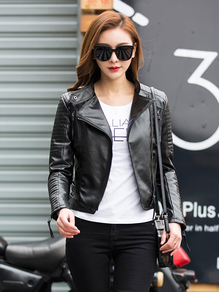 Fitaylor Punk PU Faux Leather Jackets - Forever Growth 