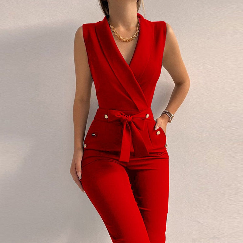 New Solid Casual Summer Jumpsuits - Forever Growth 