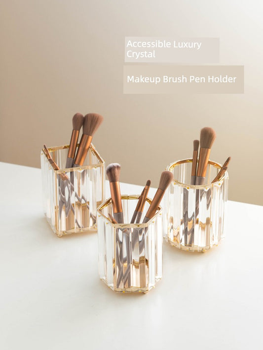 Corner Fanghua Crystal Makeup Brush Holder - Forever Growth 