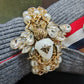 Luxury Handmade Elastic Pearl Bee Bracelet Bangle - Forever Growth 